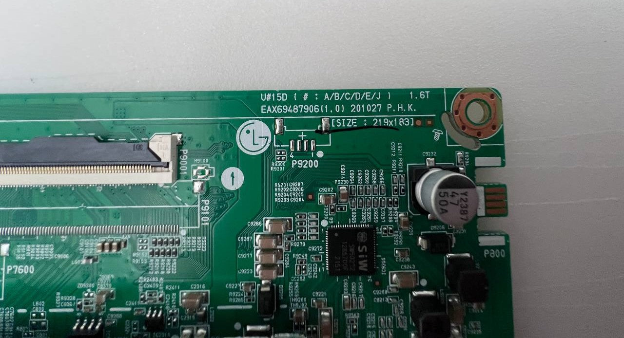 LG 43UP81003LR Smart TV Mainboard - EAX69487906 (1.0)