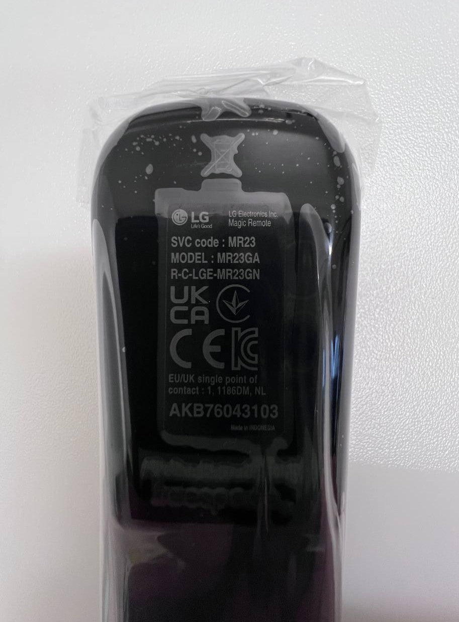 LG 43UR78003LK Smart TV Remote Control - MR23GA AKB76043103
