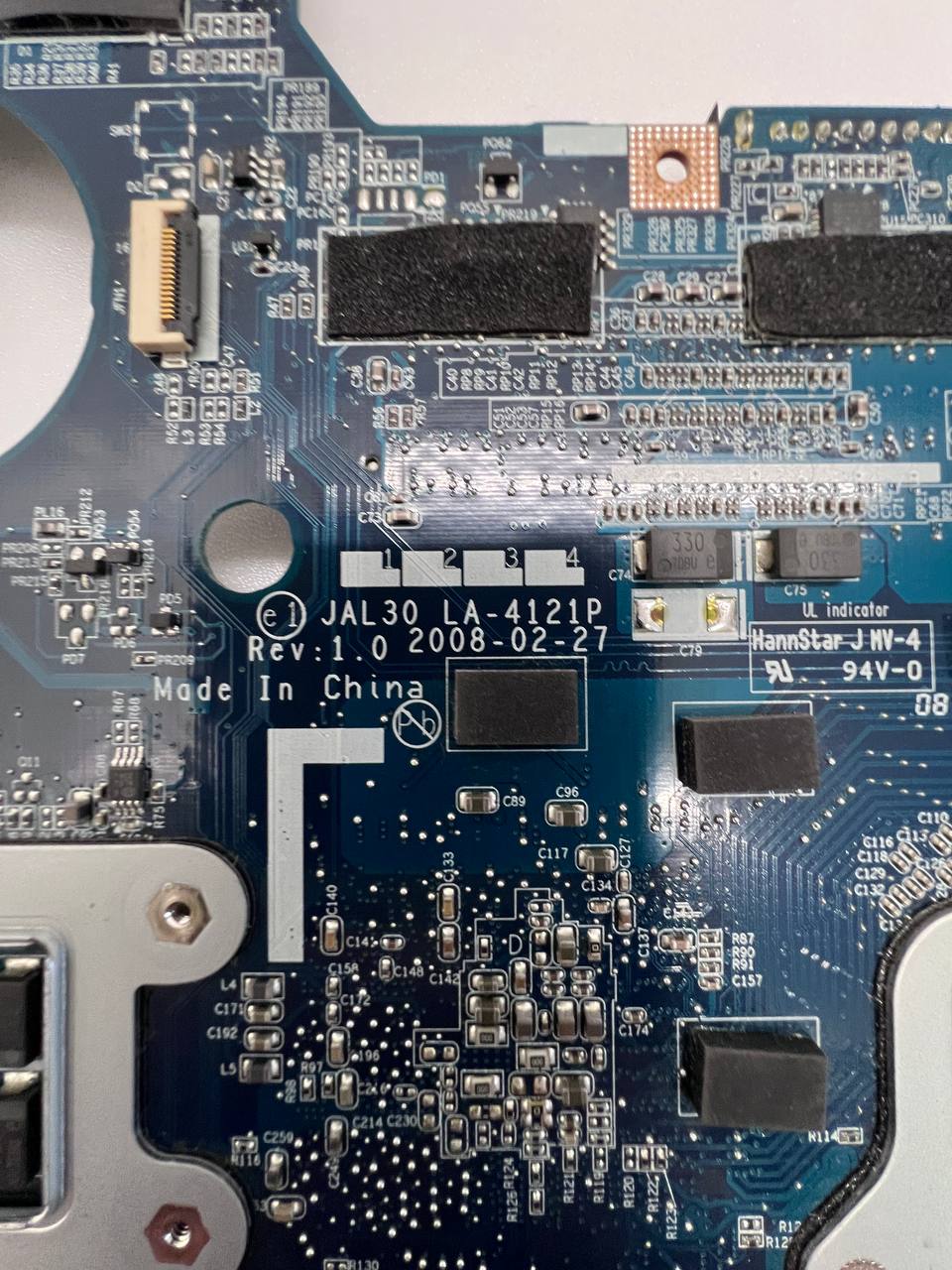 Dell Vostro 1510 Laptop - Mainboard JAL30 LA-4121P with Intel Core 2 Duo CPU