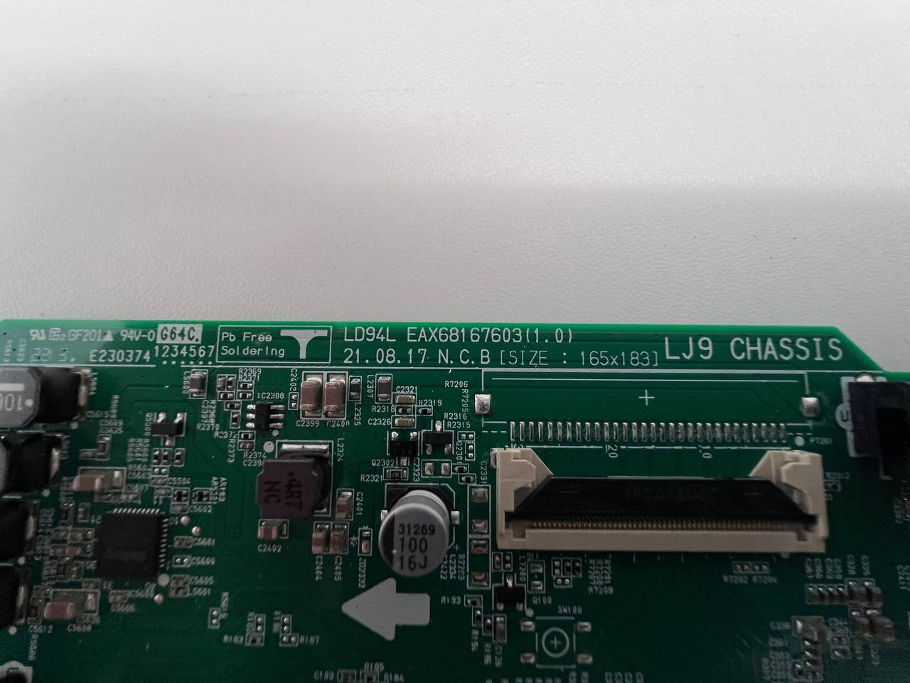 Main Board / Motherboard – EAX68167603 for LG 32LM6380PLC Smart TV