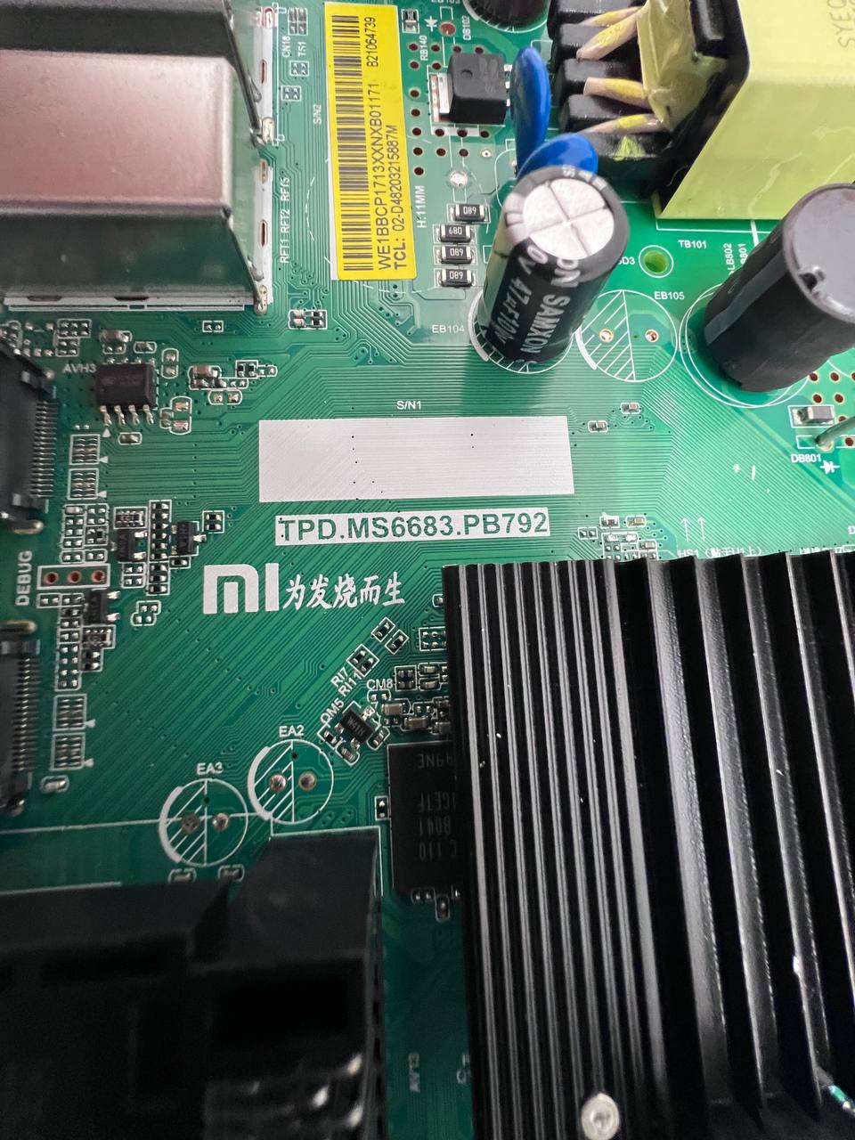 Mainboard TPD.MS6683.PB792 for XIAOMI L32M6-6AEU Smart TV