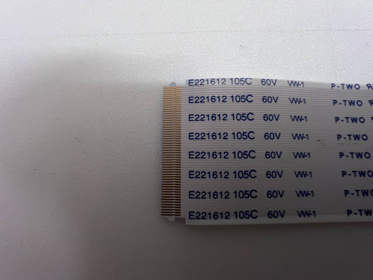 LVDS Cable P-TWO AWM 20861 E221612 105C 60V VW-1 l for Panasonic TX-P55VT60Y TV