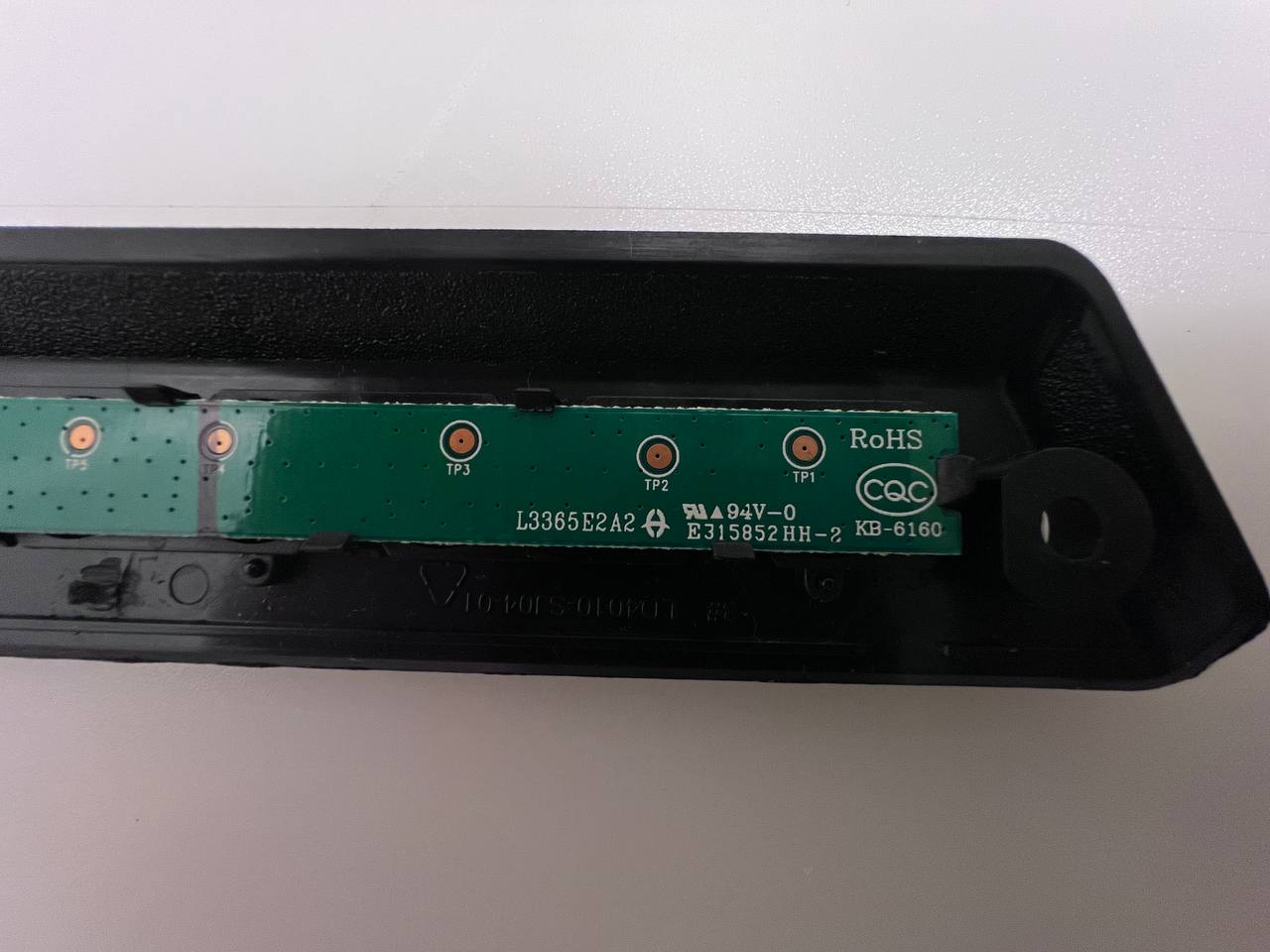 Button board L3365E2A2 KB-6160 for JVC LT-40E71 TV