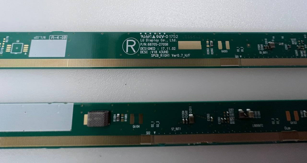 Matrix Boards 6870S-2705B / 6870S-2704B for Panasonic TX43F620E TV