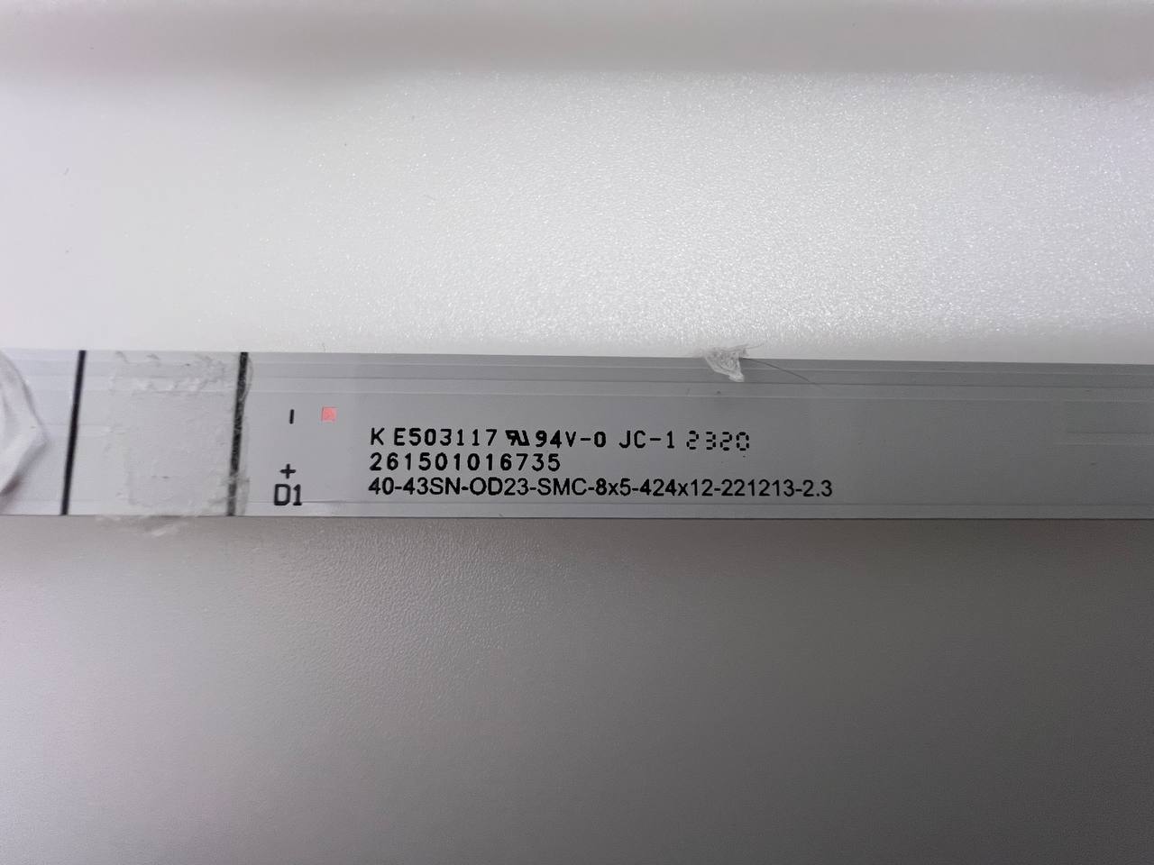 Sony KD-43X75WL Smart TV LED Backlights - 40-43SN-0D23-SMC-8X5-424X12-221213-2.3