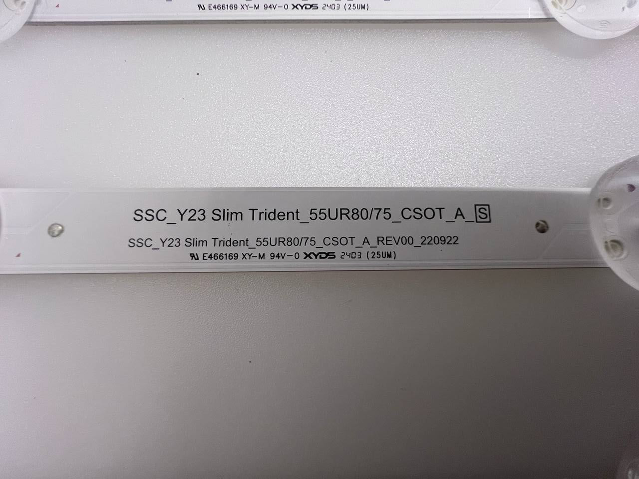 LG 55UR81003LJ TV LED Backlights - SSC_Y23 55UR80/75_CSOT_A_REV00_220922