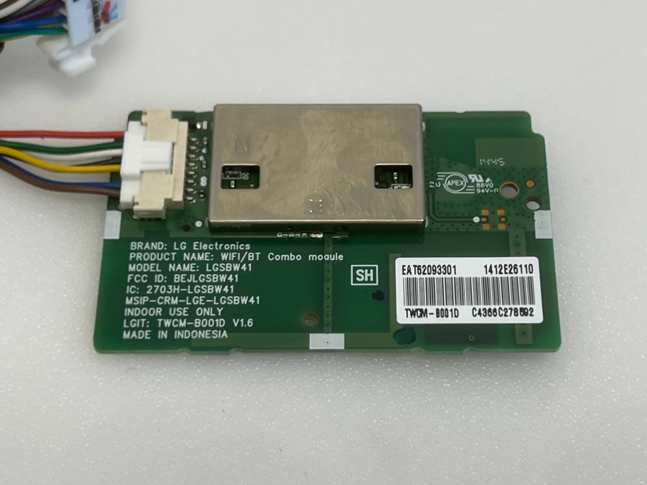 LG 47LB670V Wi-Fi & Bluetooth Module – LGSBW41 | EAT62093301