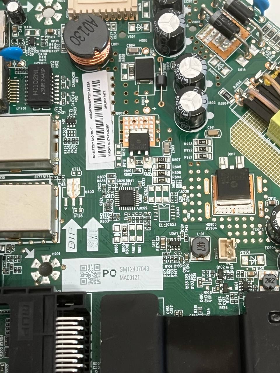 TCL 40FHD7900 TV Motherboard – 40S5400A | 6MT221A1S2A V8-T221T05-LF1V180