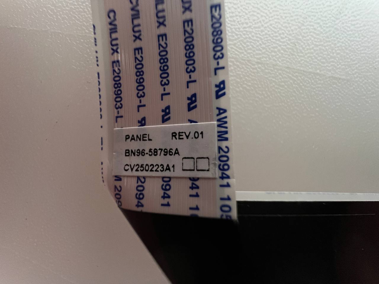 SAMSUNG TU75DU7105K LVDS Cable BN96-58796A | Display Cable