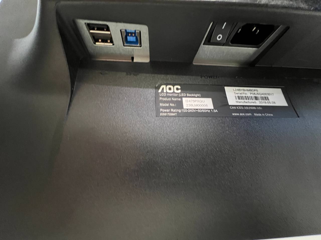 AOC 23.8-Inch Monitor 238LM00008
