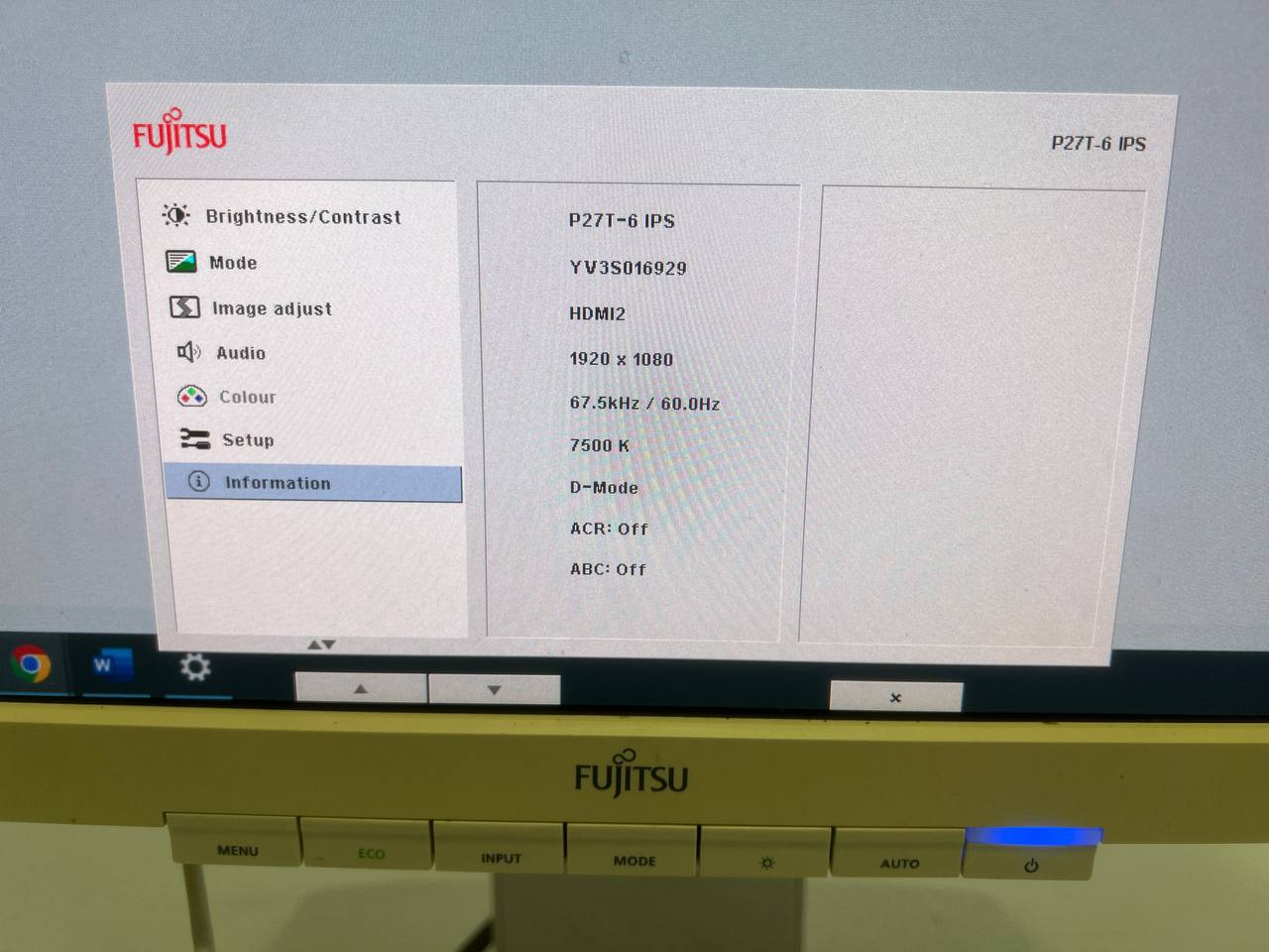 Fujitsu 27-Inch P27T-6 IPS Monitor