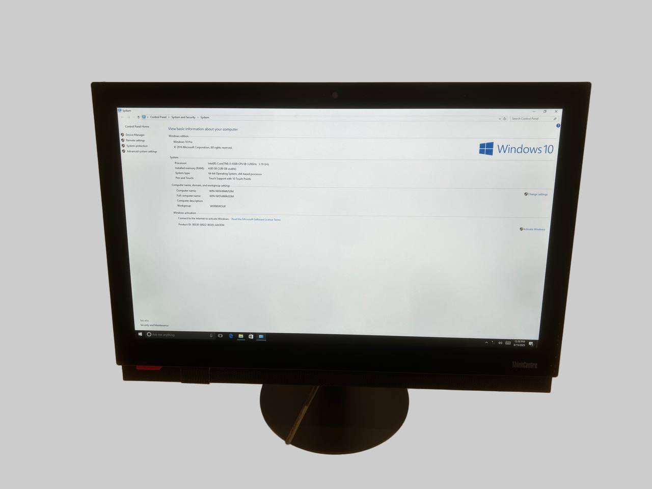 Lenovo ThinkCentre M900z All-in-One Professional Desktop PC