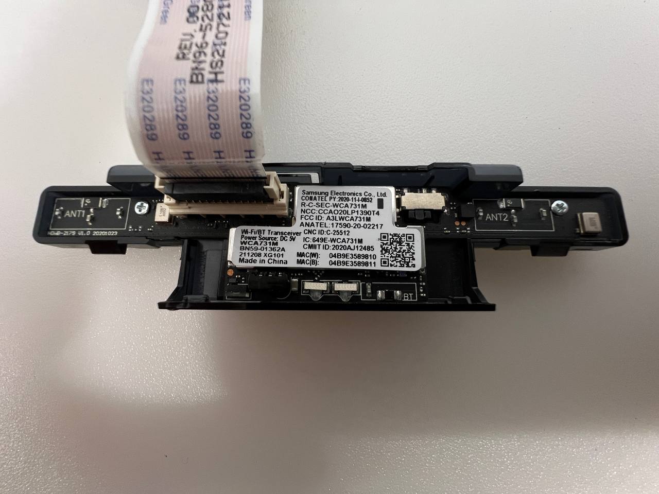 Samsung QE55Q70AAT Wi-Fi/BT Module BN59-01362A | LVDS Cable BN96-52801A