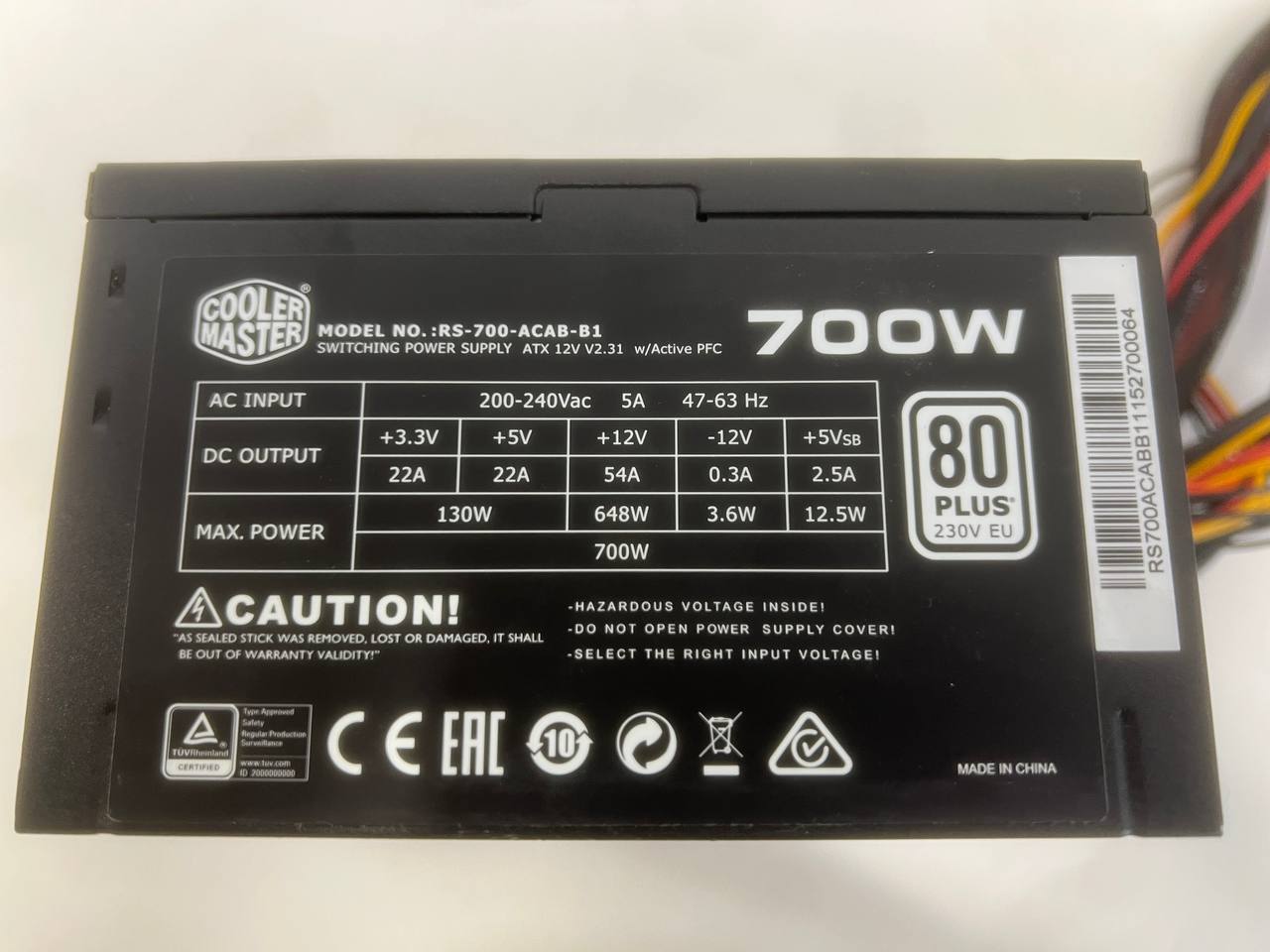 Cooler Master RS-700-ACAB-B1 700W Power Supply