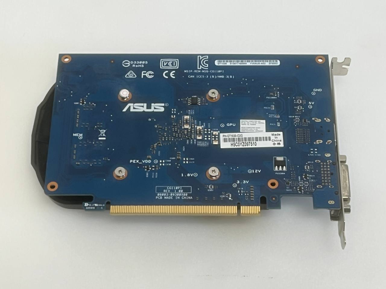 ASUS GeForce GT 1030 2GB GDDR5 Graphics Card