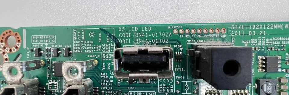 Samsung UE40D5004BW TV Motherboard BN41-01702A