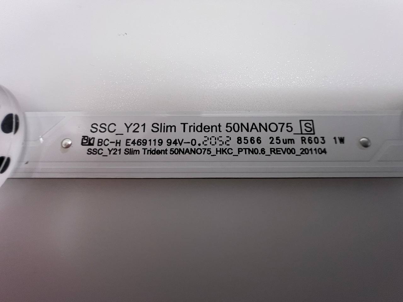 LG 50NANO753PA TV LED Backlight SSC_Y21 Slim Trident 50NANO75