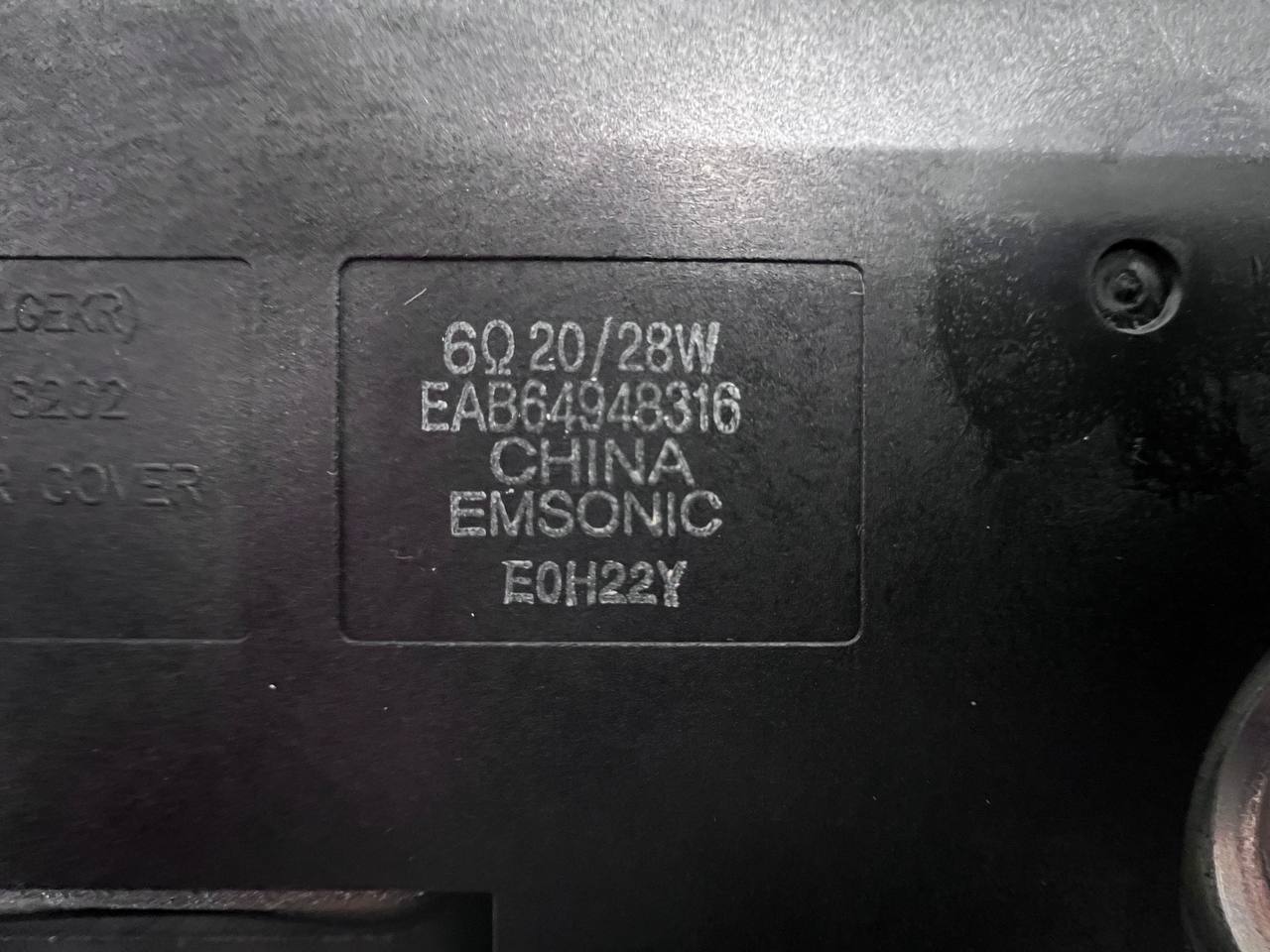 Speakers EAB64948316 / EAB64948315 (28W) for LG OLED55BX3LB TV