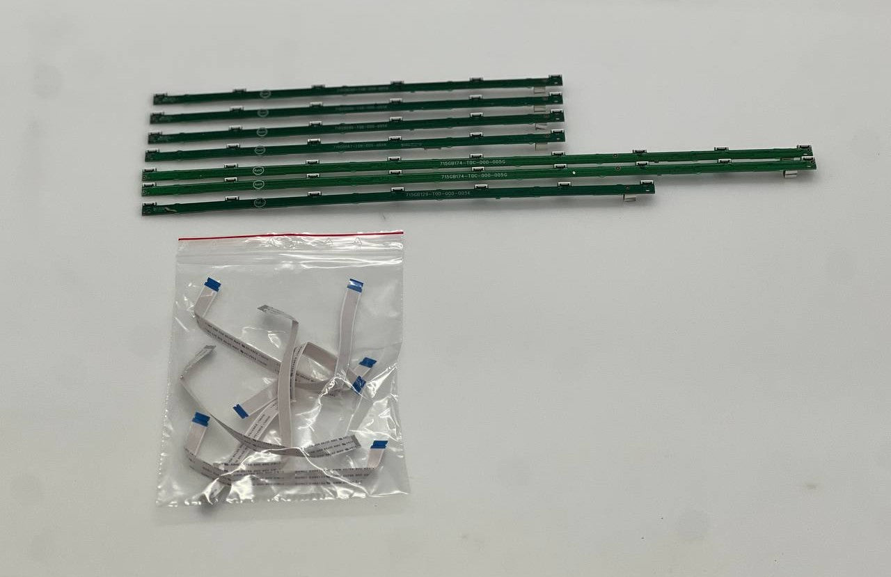 Ambilight Boards with LVDS Cables 715GB129-T0D-000-005K / 715GB174-T0C-000-005G for Philips 65PUS8909/12 TV