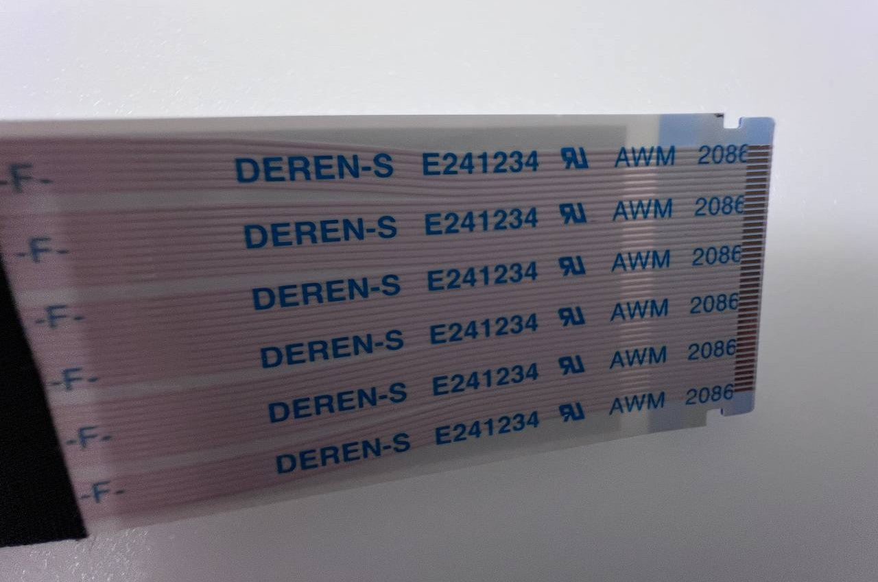 LVDS Cable DEREN-S E241234 AWM 20861 105C 60V CW-1 for Philips 65PUS8909/12 TV