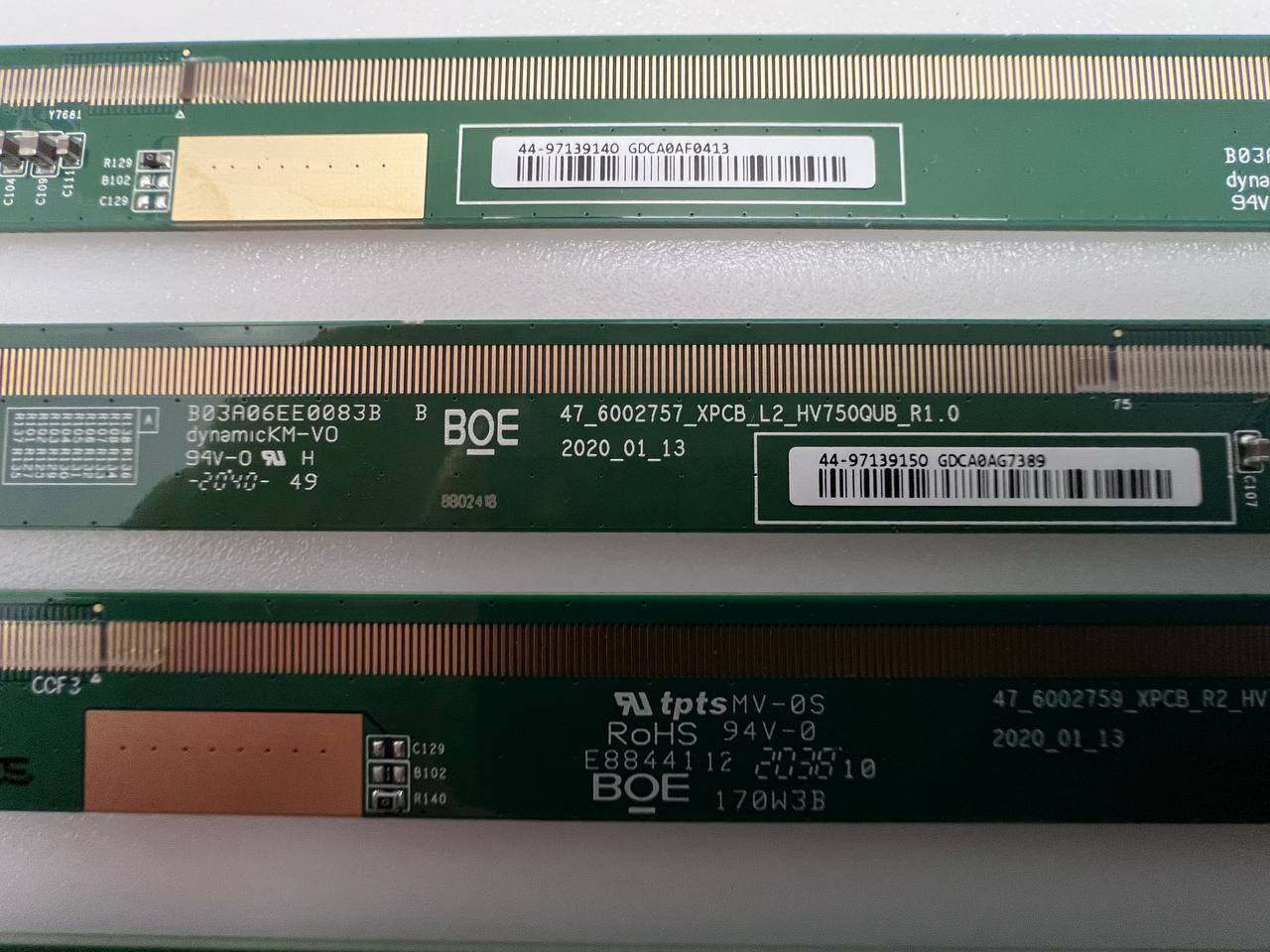 Matrix Boards 47_6002756 / 47_6002757 / 47_6002759 / 47_6002758 for Sony KD-75XH8096 TV