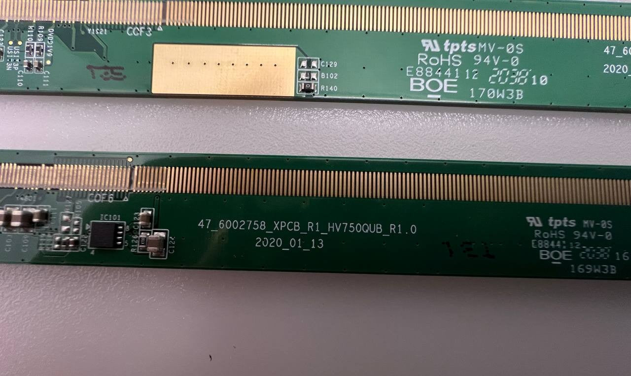 Matrix Boards 47_6002756 / 47_6002757 / 47_6002759 / 47_6002758 for Sony KD-75XH8096 TV