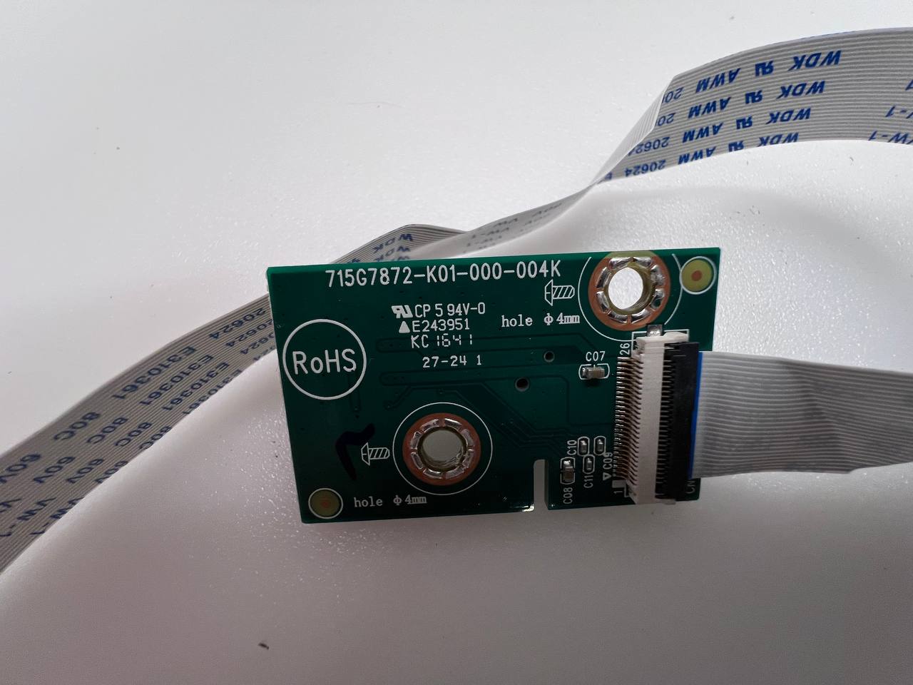 Button Board 715G7872-K01-000-004K for Philips 49PUS6501/12 TV