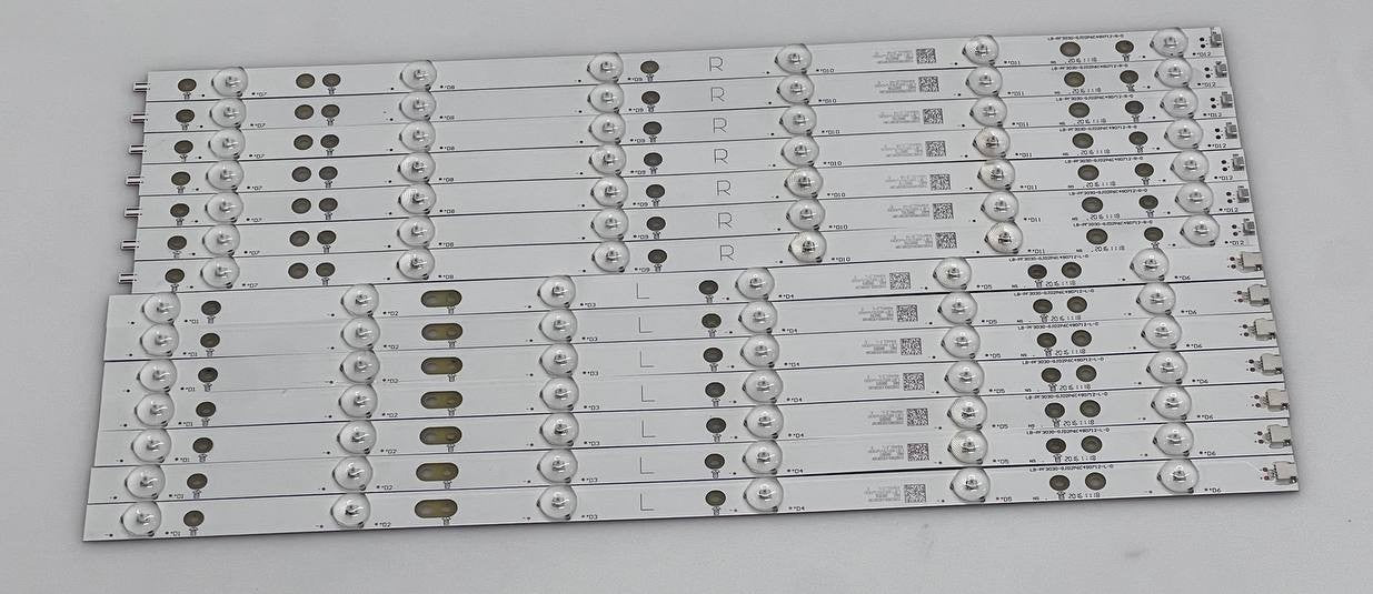 LEDs LP-PF3030-GJD2P6C490712-R-D / LP-PF3030-GJD2P6C490712-L-D for Philips 49PUS6501/12 TV