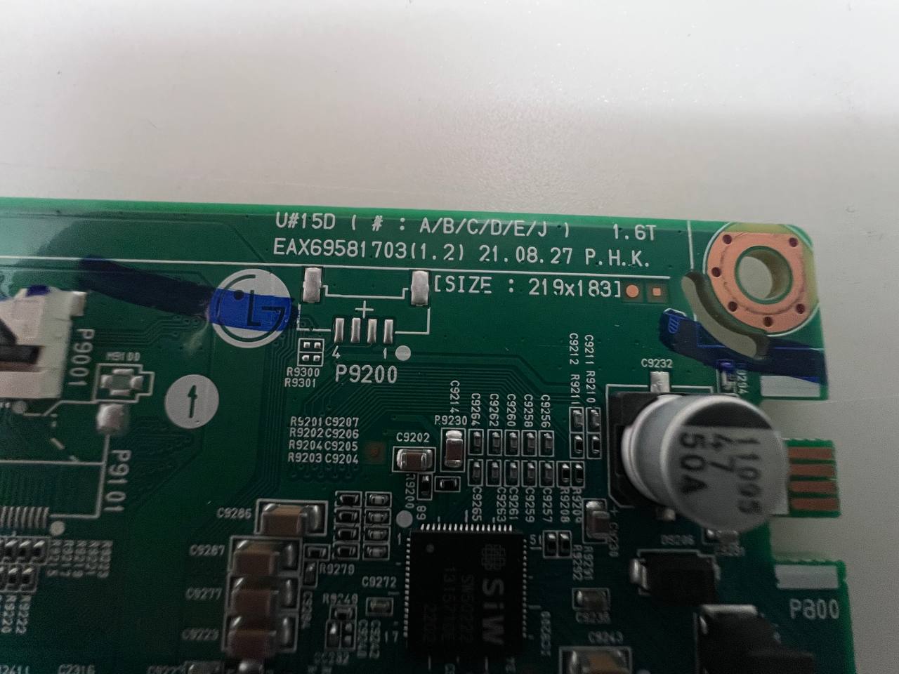 Mother board EAX69581703 (1.2) for LG 43UP77003LB TV