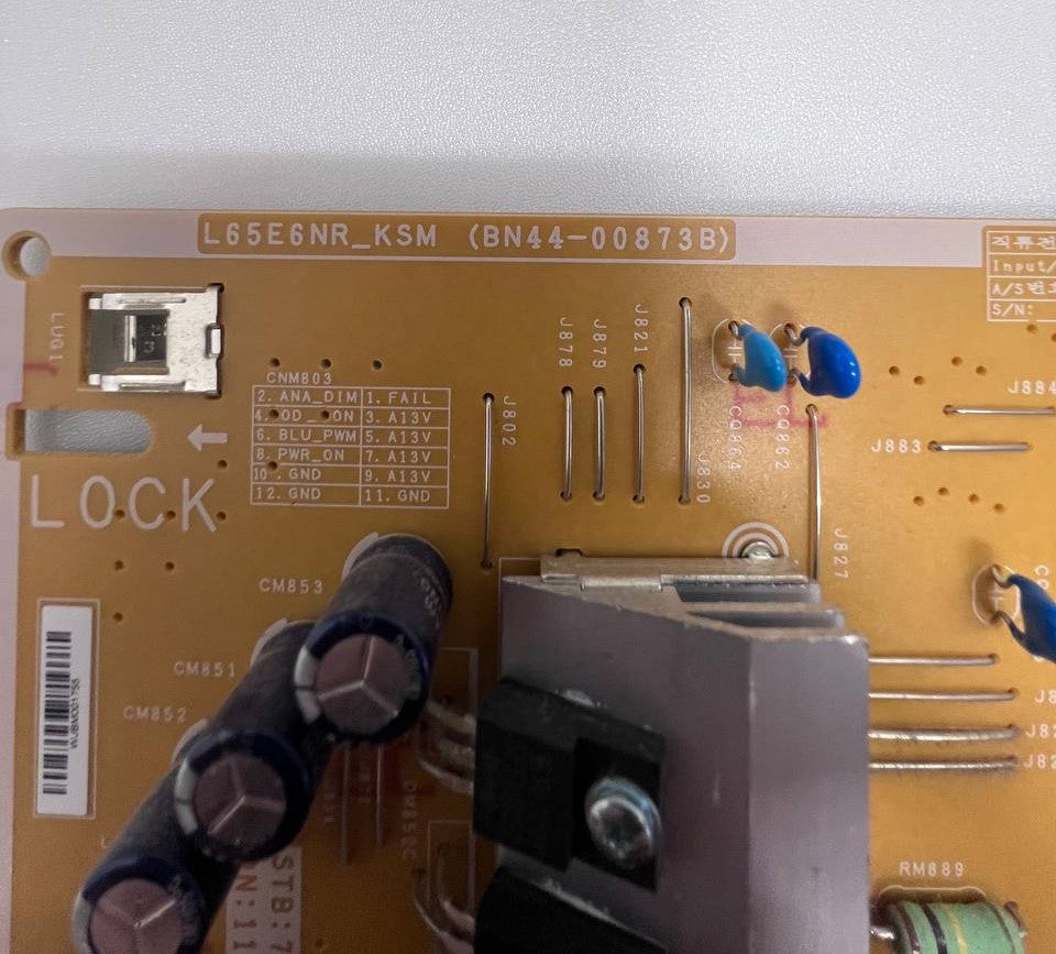 Power Supply L65E6NR_KSM BN44-00873B for Samsung UE65MU6475U TV