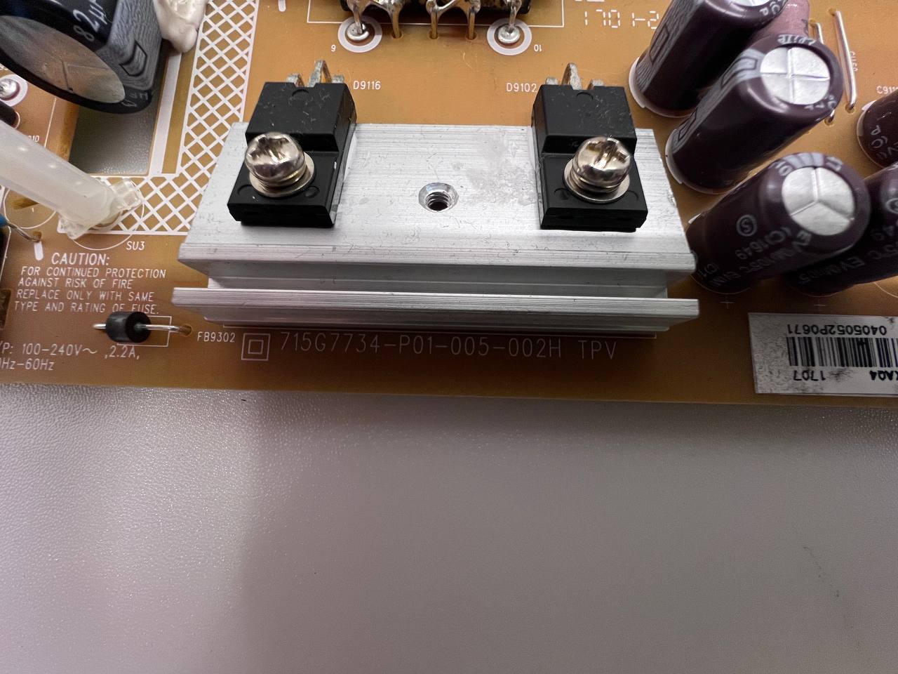 Power Supply 715G7734-P01-005-002H for Philips 32PHT4132/12 TV