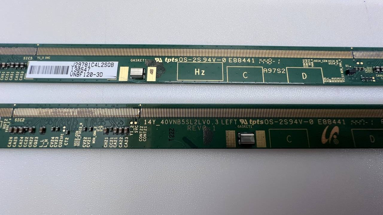 Matrix boards 14Y_40VNB5SL2LV0.3 LEFT / 14Y_40VNB5SR2LV0.2 RIGHT for Samsung UE40H6475SU TV