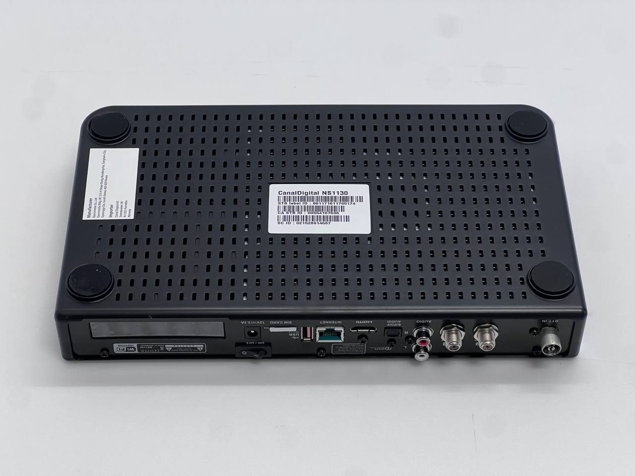 Canal Digital NS1130 Digitalbox - HD Satellite Receiver with PVR Functionality