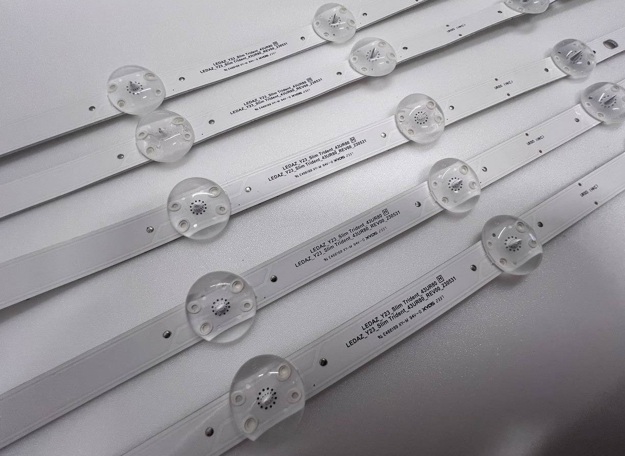 LED Backlight LEDAZ_Y23_Slim Tridet_43UR80_H for LG 43UR81003LB TV