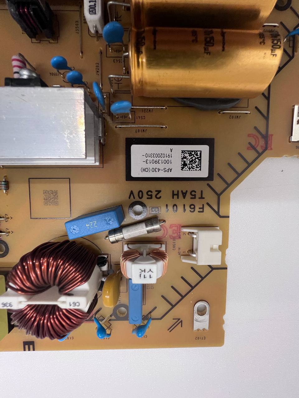 Power Supply APS-430 1-001-390-13 for Sony KD-65XG8096 TV