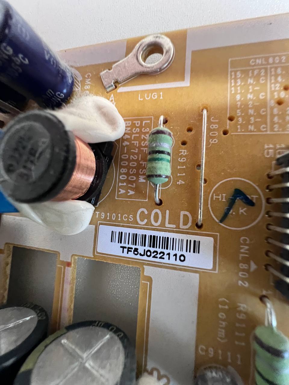 Power Board BN44-00801A for Samsung T32E310EX TV