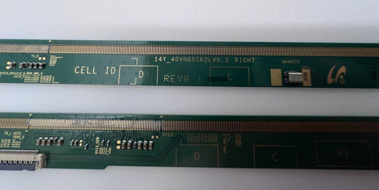 Matrix boards 14Y_40VNB5SL2LV0.3 LEFT / 14Y_40VNB5SR2LV0.2 RIGHT for Samsung UE40H6475SU TV
