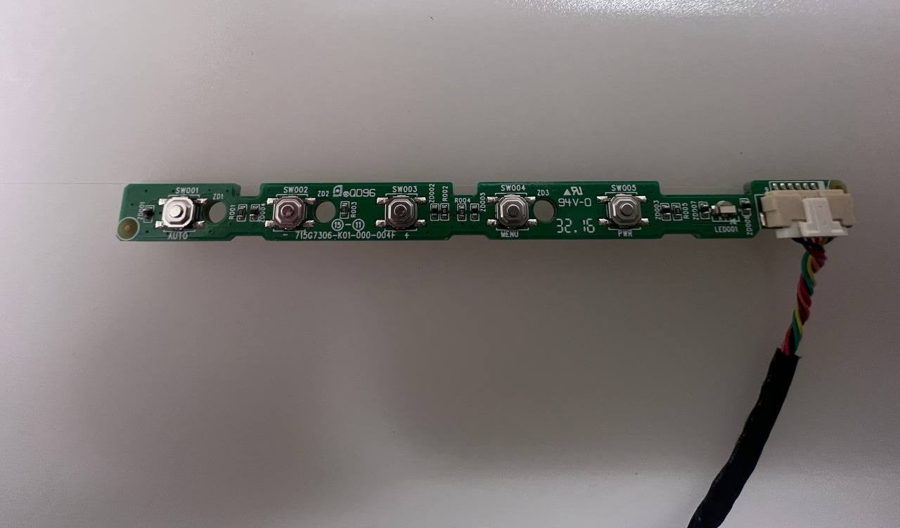 Button board 715G7306-K01-000-004F for AOC 236LM0003 TV