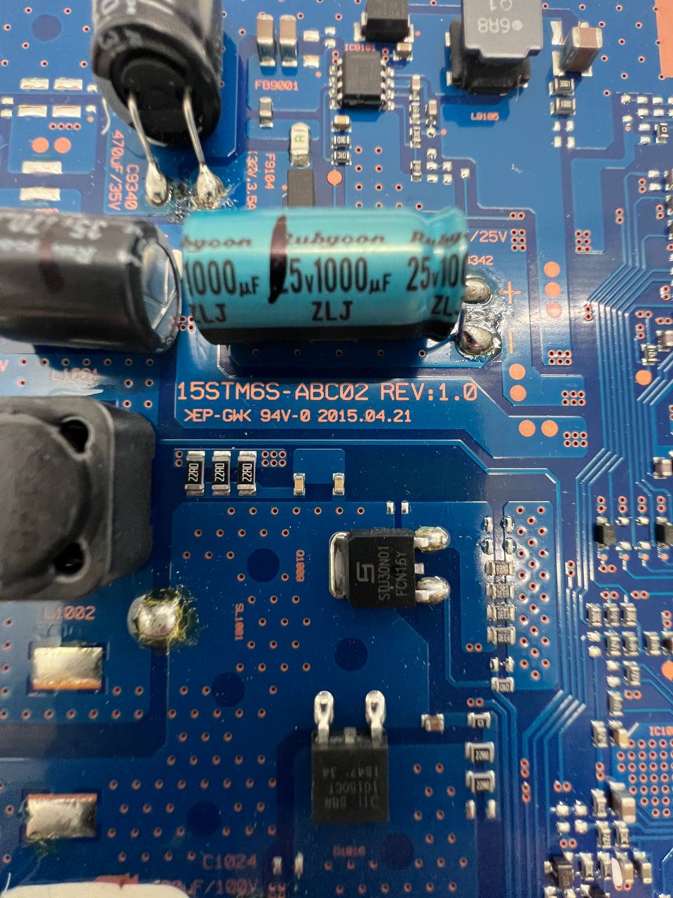 LED Driver - 15STM6S-ABC02 REV 1 for Sony KDL-43W755C
