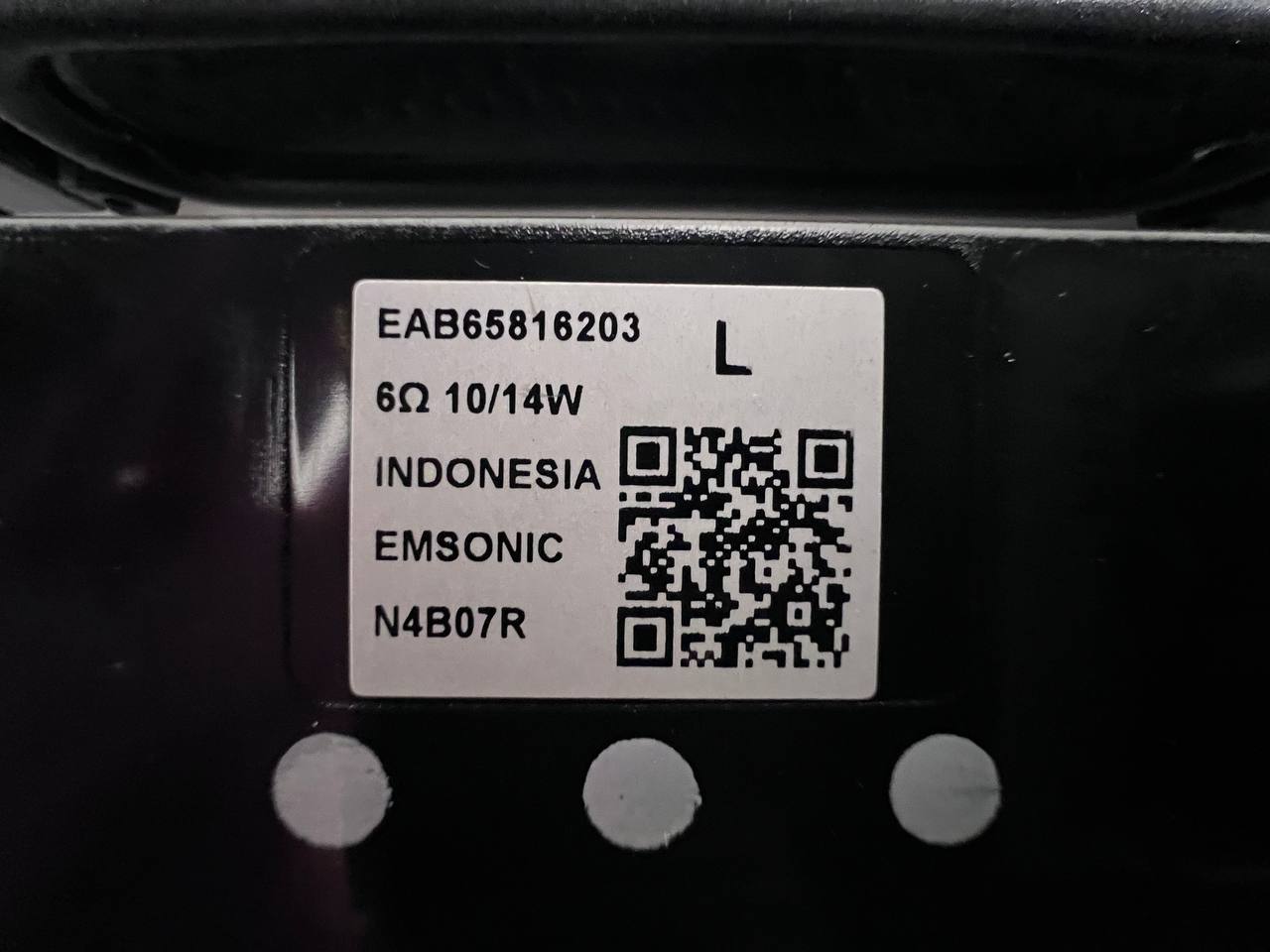 Speakers 14W EAB65816203 / EAB65816204 for LG 55UR81003LJ Smart TV