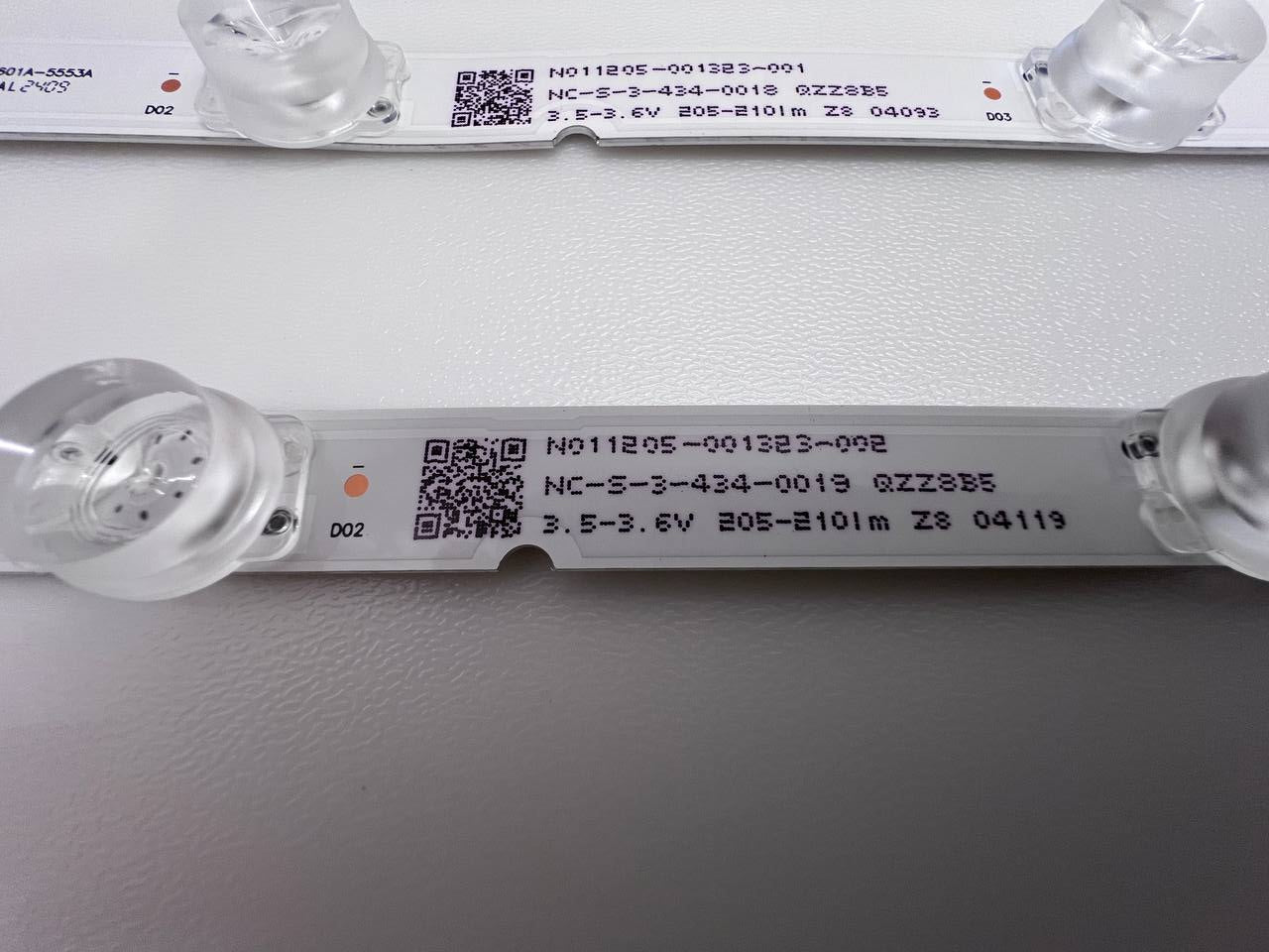 LED Backlight Strips – M08-SL27030-0601B-5554A for LG 27TQ615S-PZ