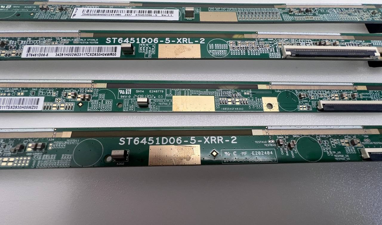 Matrix Boards ST6451D06-5-XLL-2 / ST6451D06-5XRL-2 / ST6451D06-05-XLR-2 / ST6451D06-5-XRR-2 for LG 65UT73003LA TV
