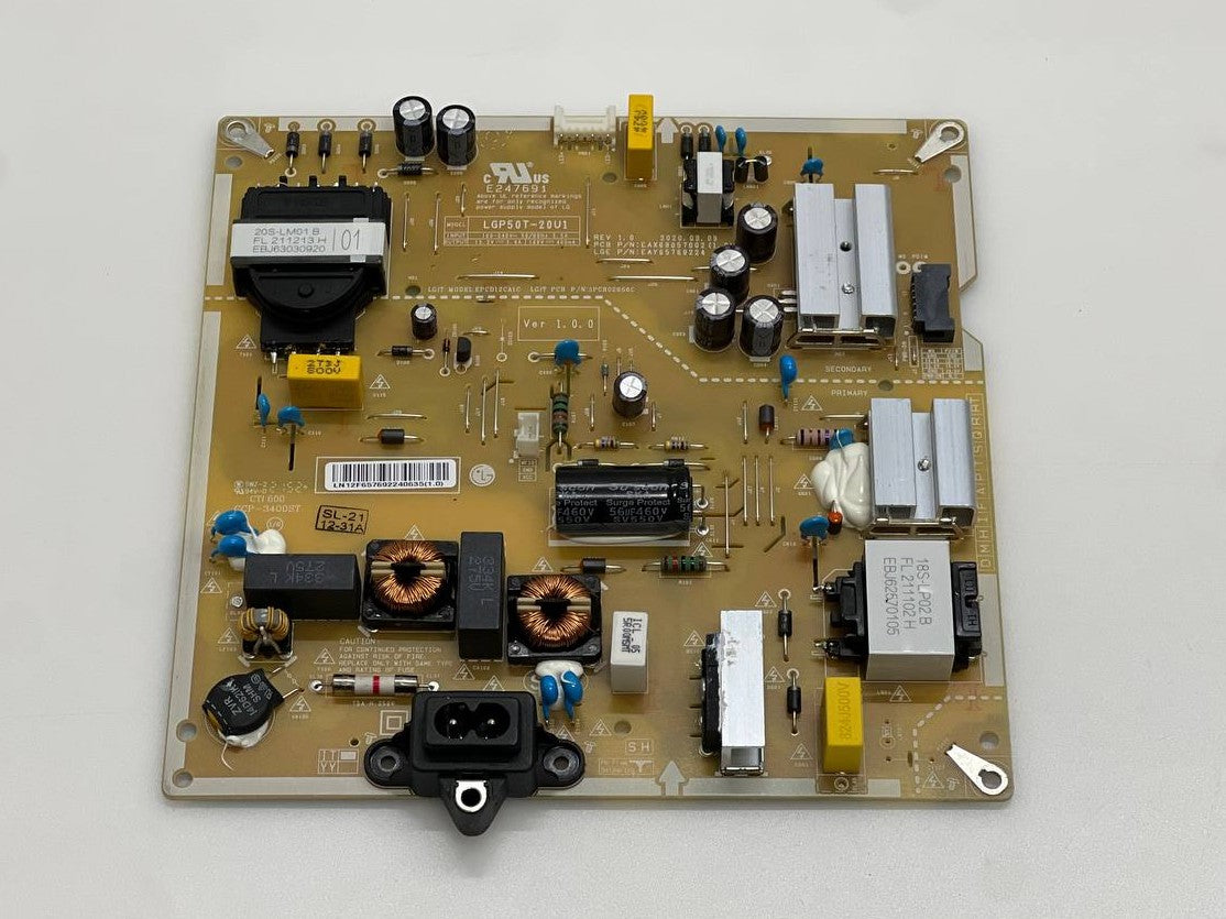 Power Supply LGP50T-20U1 EAX69057002 for LG 50UQ75003LF TV
