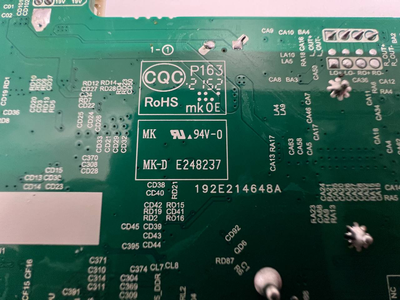 Xiaomi L43M6-6AEU Smart TV Motherboard - TD.MT9612.795