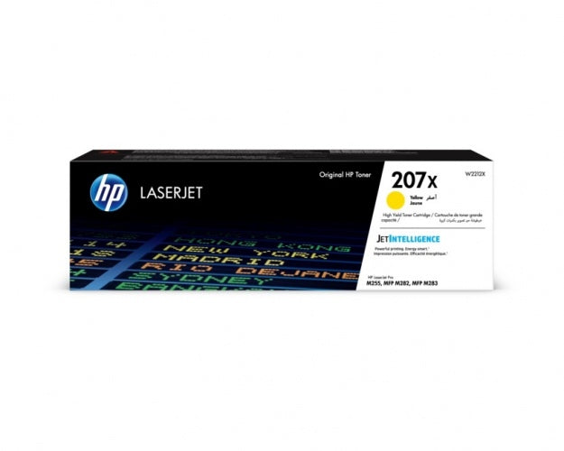 HP 207X yellow W2212X