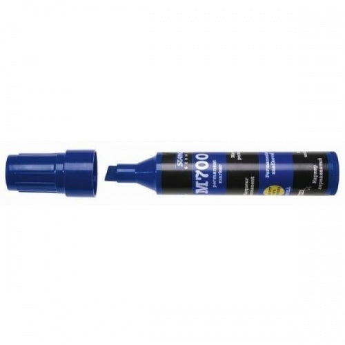 Permanent marker STANGER M700, 1-7 mm, Chisel tip, Blue 1 pcs.