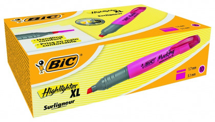 Textmarker BIC, 1.7-5.1 mm, Chisel tip, pink 1212-011 1 pcs.