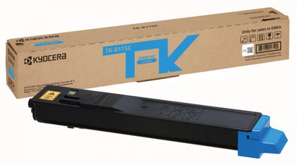 Kyocera TK-8115C (1T02P3CNL0) Toner Cartridge, Cyan