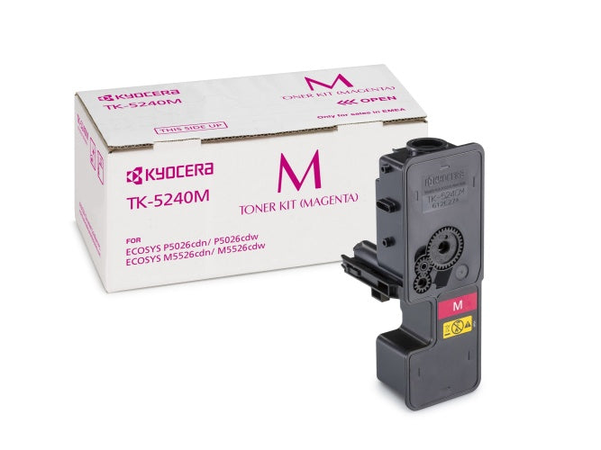 Kyocera TK-5240M Toner Cartridge, Magenta