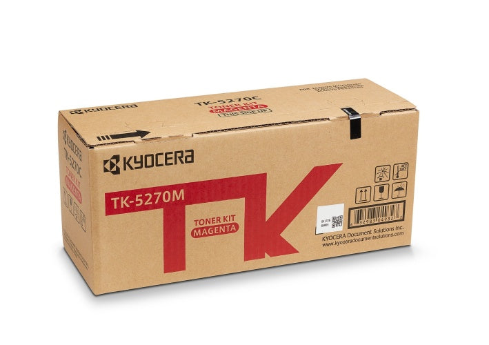 Kyocera TK-5270M Toner Cartridge, Magenta